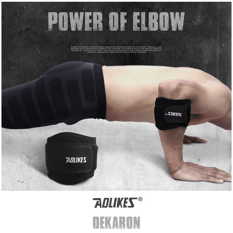 AOLIKES 1 шт. теннис Налокотники протектор Локоть Брейс баскетбольный чехол для
