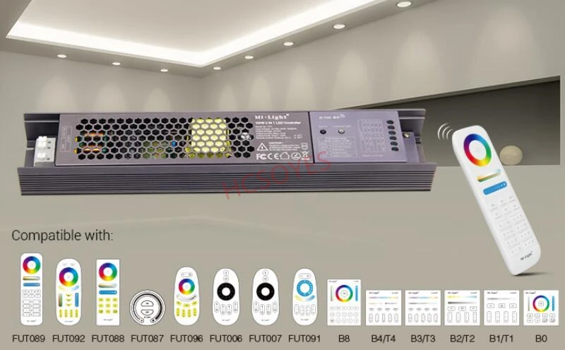 MI светильник PX1/FUT043/FUT044/FUT045 100 Вт 5 в 1/RGB+ CCT/RGBW контроллер светодиодной ленты 2,4G RF/APP/alexa Голосовое управление