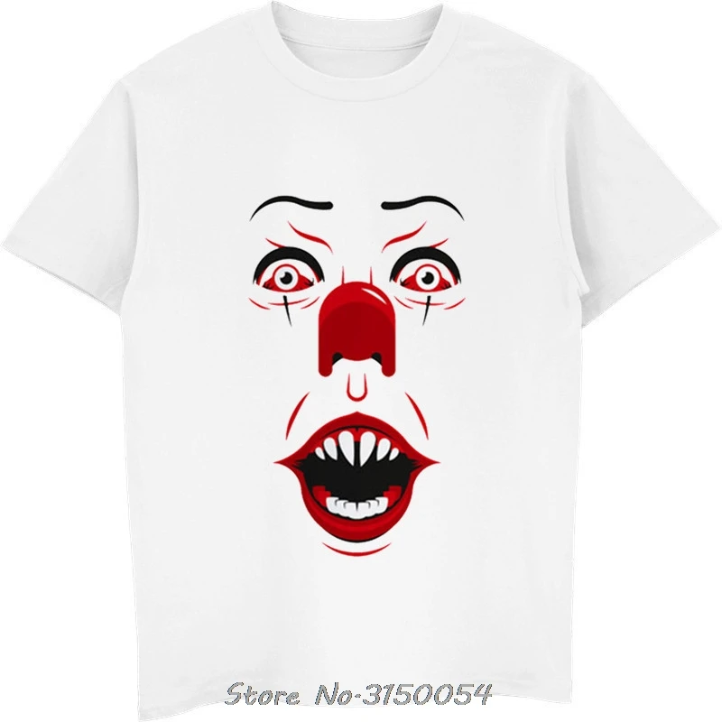 It clown pennywise Футболка мужская летняя футболка с принтом для мальчика коротким