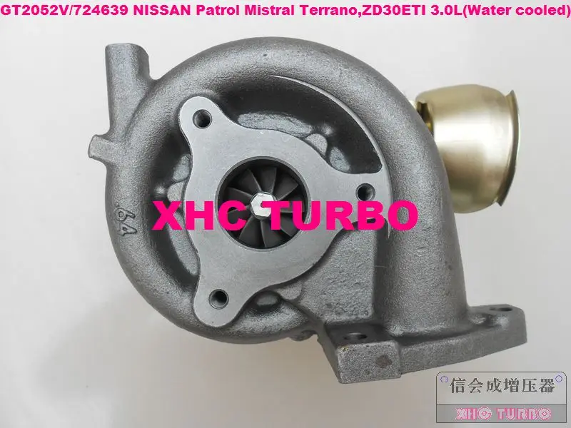 Новый турбокомпрессор GT2052V 724639-5006s 705954 для NISSAN Mistral Patrol Terrano ZD30DTI/ETI 3.0L 160HP (вода +