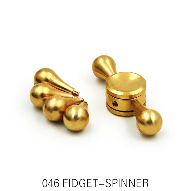 100 шт./лот DHL Бесплатная DIY Непоседа счетчик Металл палец Spinner алюминиевый ручной