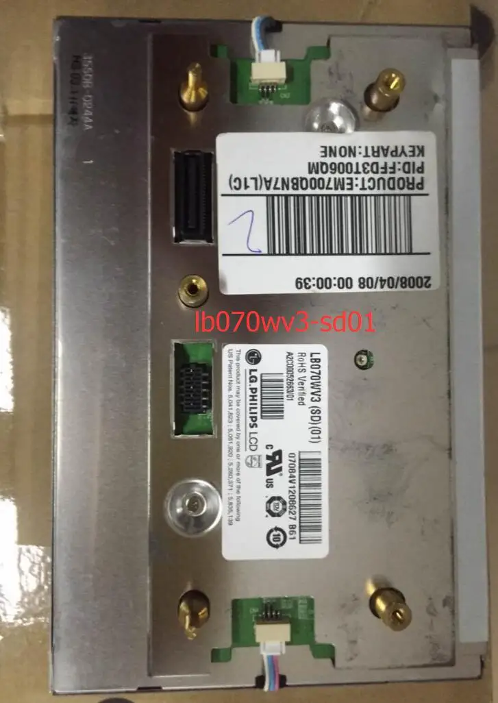 Lcd de 7 Polegadas de B070wv3-sd01 Tela Originais Lb070wv3