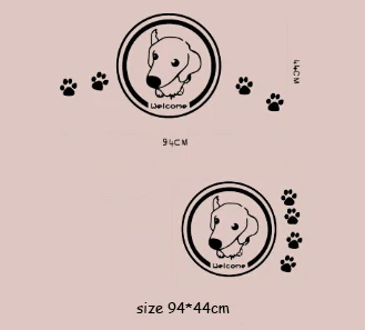 Оконная наклейка для магазина домашних животных кошек и собак рекламный плакат |