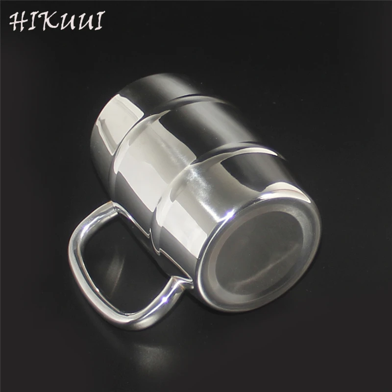 Кружка пивная в форме барабана из нержавеющей стали 350/550 мл 1 шт.|cup mug|milk cupbeer cup |