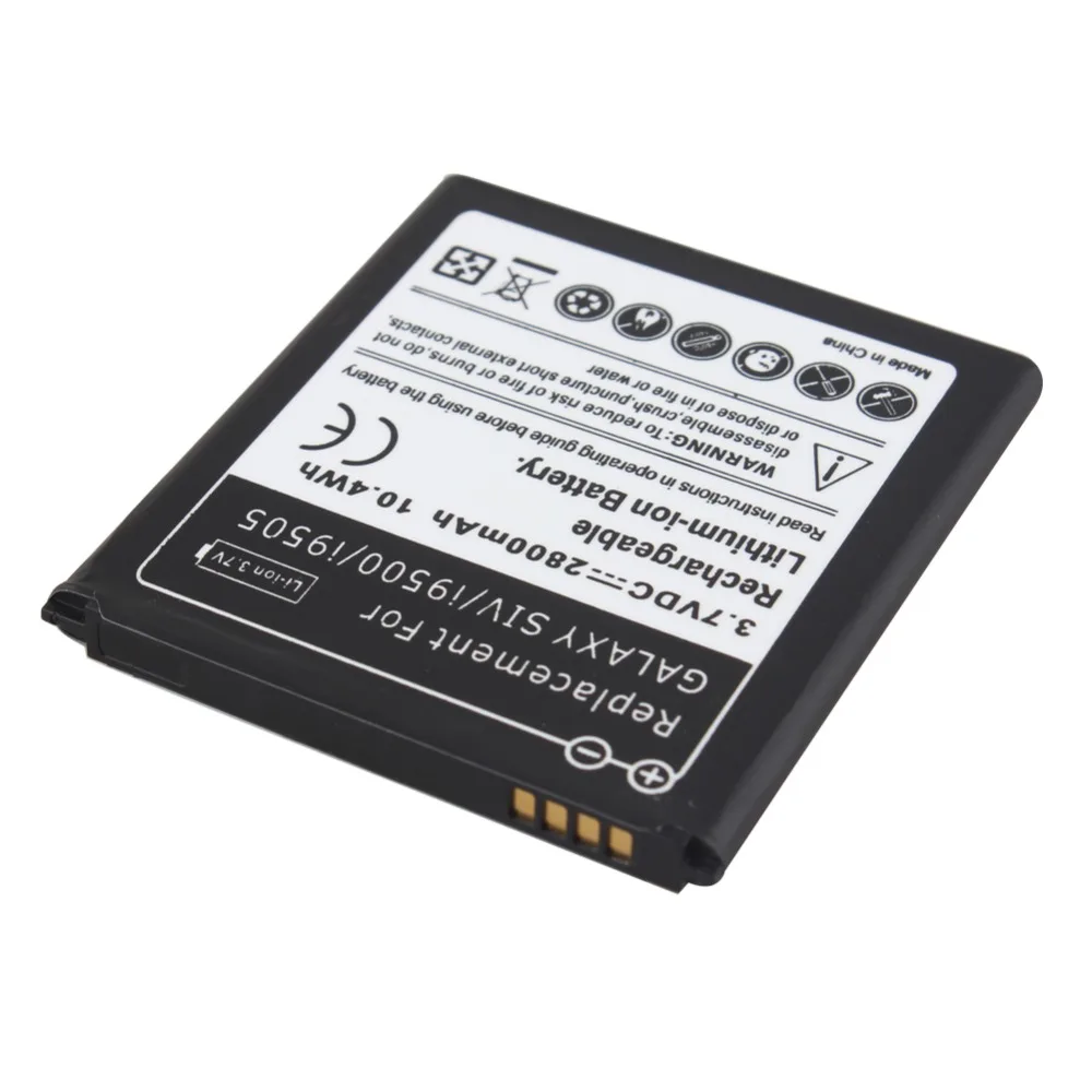 For Samsung S4 i9500 2800mAh Replacement Battery Galaxy SIV i9505 Mobile Phone Rechargeable Li-ion Batteria | Мобильные телефоны и