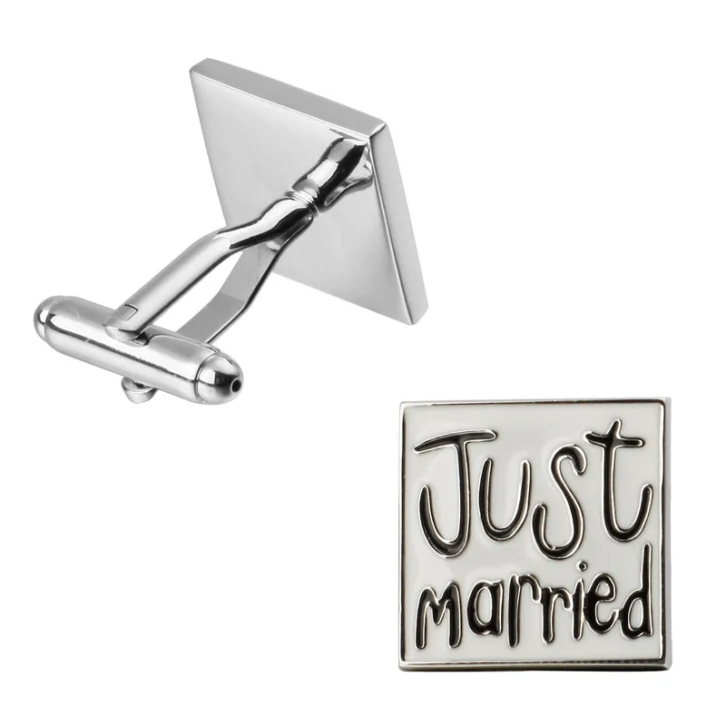 Последние французские мужские свадебные ювелирные запонки жениха Свадебные