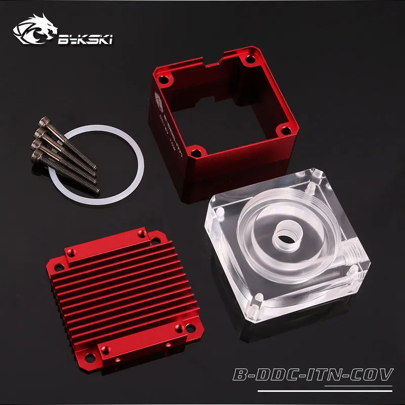 Bykski B-DDC-ITN-COV DDC Pump Armor Heatsink Armor TOP Acrylic Cover For 3.2 Pump High Performance Silent Armor Water Cooling