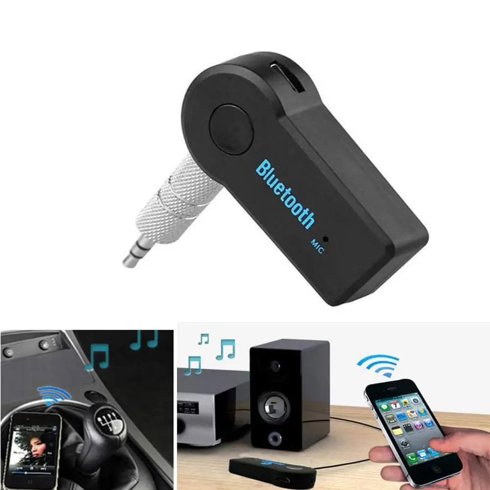Bluetooth беспроводной аудио приемник Универсальный адаптер Hands free стерео AUX