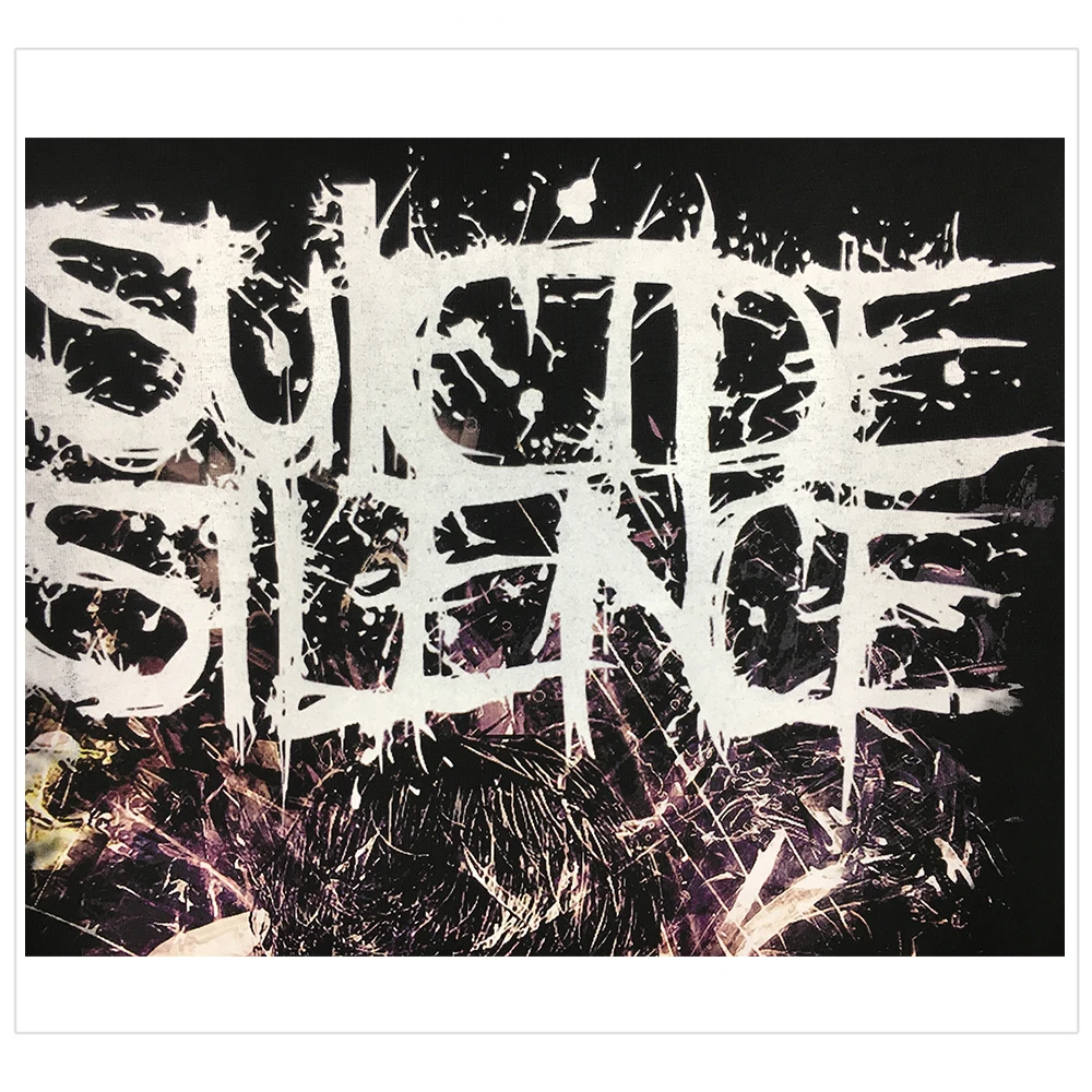 Bloodhoof suicide silence Mitch Lucker Metalcore heavy rock music популярная хлопковая новая футболка азиатского размера