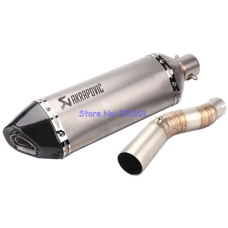Мотоцикл выхлопная труба akrapovic глушитель выхлопных газов для GSXR1000 GSXR 1000 K5 K6 подключения трубы комплект с конец трубы глушитель выхлопных газов
