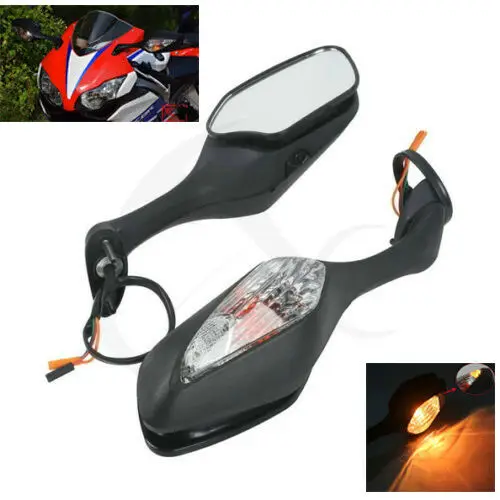Крутой Янтарный указатель поворота зеркала заднего вида для HONDA CBR1000RR 08-13 09 10
