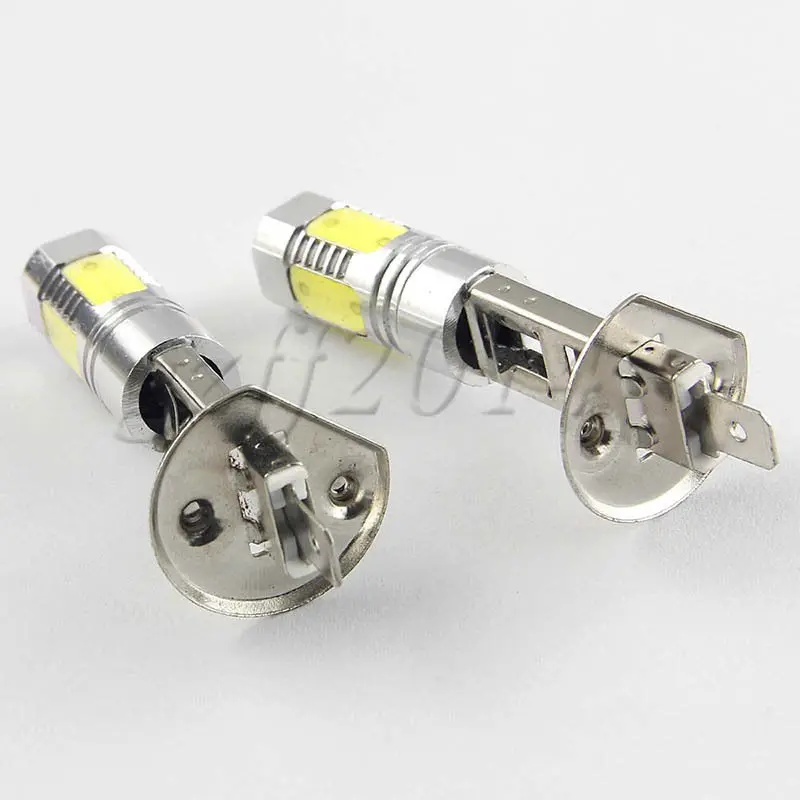 12 В H1 H3 7.5 Вт SMD LED 5 COB объектив сзади Противотуманные фары свет лампы для