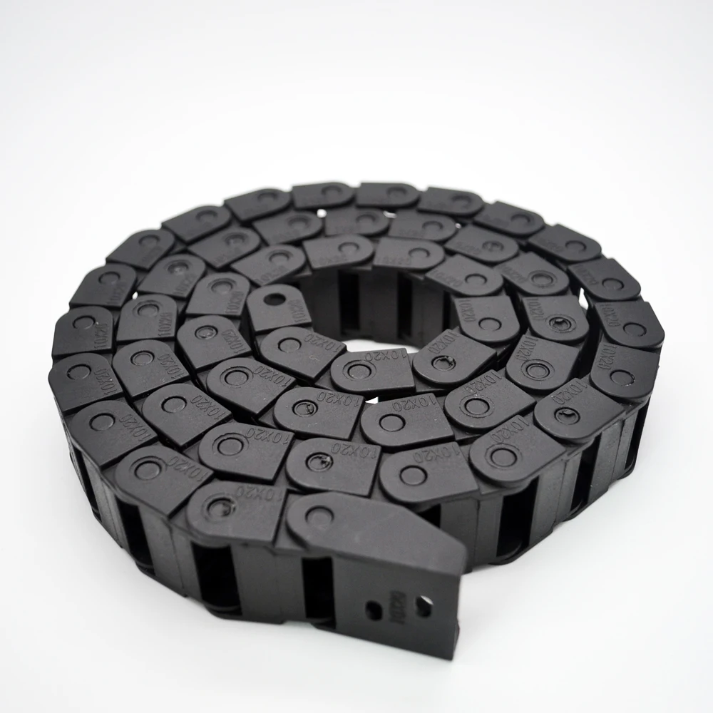 

Transmission Chains 10 x 10mm 1M Open On Both Side Plastic Towline Cable Drag Chain