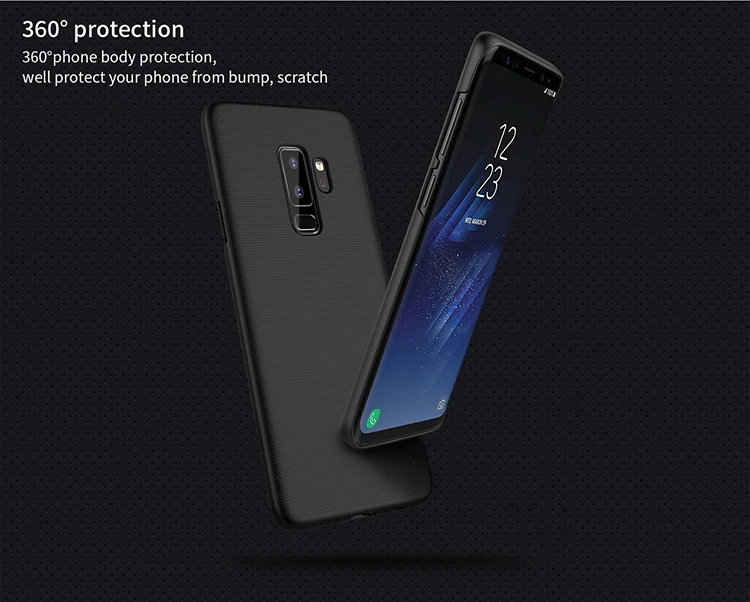Для samsung Galaxy S9 Plus чехол Nillkin матовый защитный жесткий чехол для задней панели ПК чехол для samsung S9 матовый чехол для телефона+ Защитная пленка для экрана