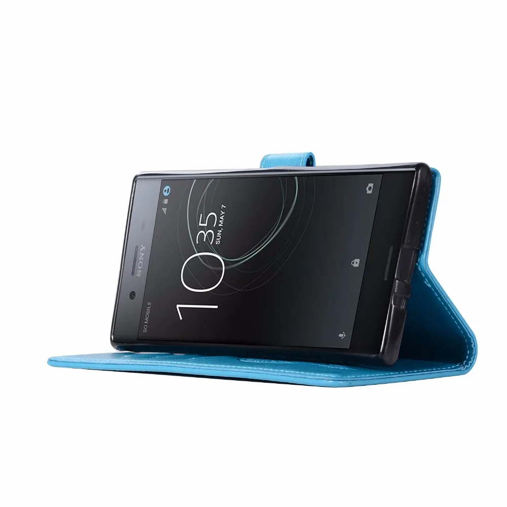 Aiglat чехол для Sony Xperia XZ Премиум 5.5 дюйма PU кожаный Стенд Функция держатель карт