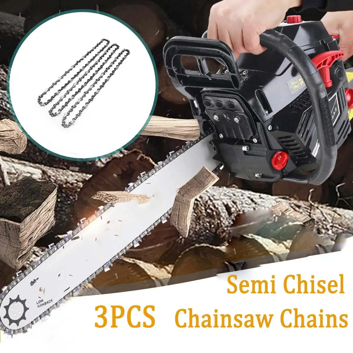 3 шт. бензопила полу долото цепи 3/8LP 0,05 для Stihl MS170 MS171 MS180 MS181 электрическая пила