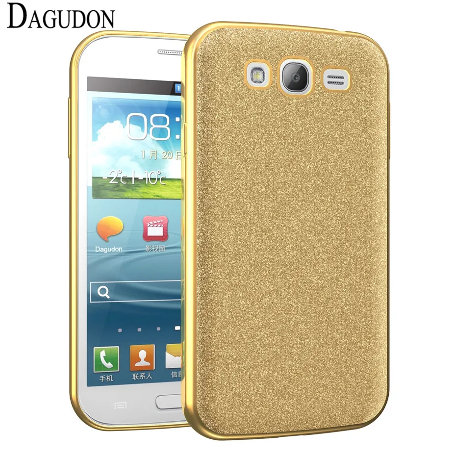 DAGUDON Case For Samsung Galaxy Grand Neo Plus Glitter Bling silicone Phone cover i9060 i9060i |