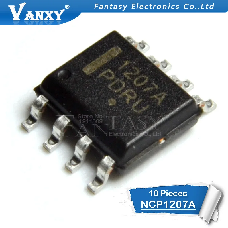 10 шт. NCP1207A лапками углублением SOP-8 NCP1207 NCP1207ADR2G NCP1207ADR SOP 1207A SMD