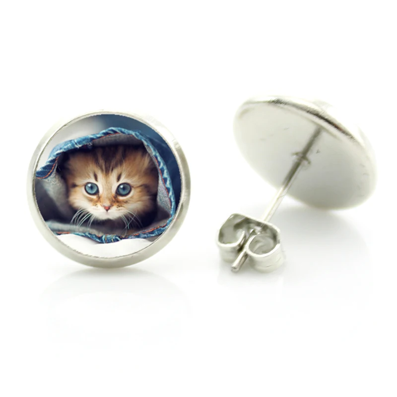 TAFREE винтажные стимпанк животных серьги-гвоздики с милой лошадкой и единорог