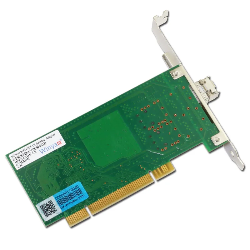 Winyao WY545DF LX PCI Настольный гигабитный волоконный lan Карта для 82545 PWLA8490LX Однопортовый