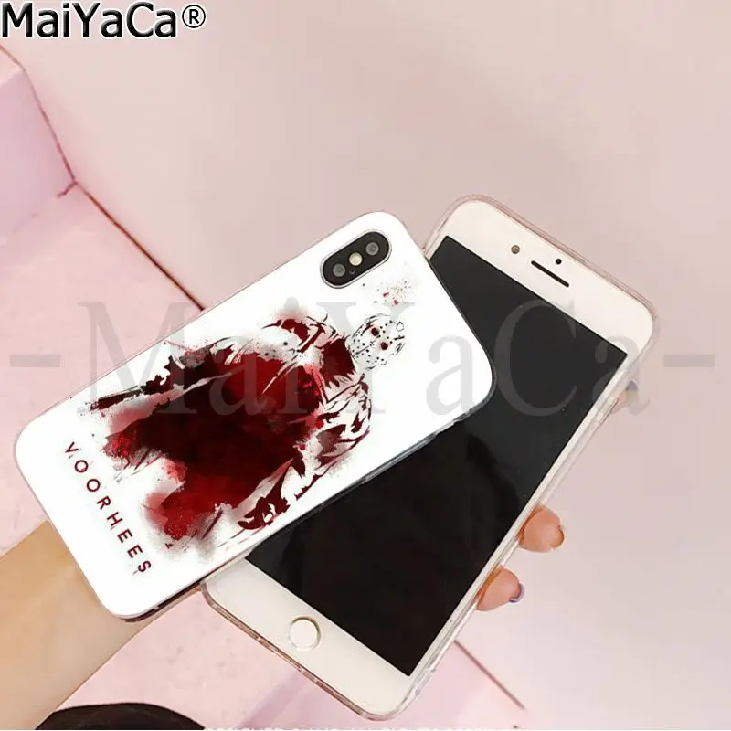 MaiYaCa Jason Voorhees Friday The 13th DIY красивый чехол для телефона, аксессуары для iPhone 8 7 6 6S Plus 5 5S SE XR X XS MAX