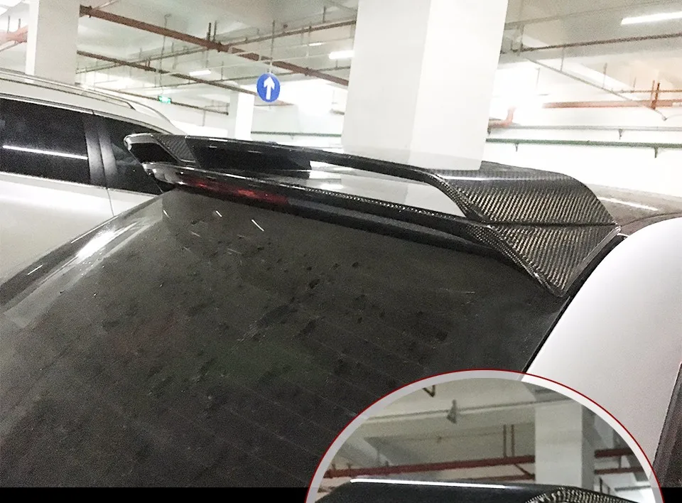 Задний спойлер на крышу из углеродного волокна, лобовое стекло, крыло для Audi A1 купе, хэтчбек, 2 двери, 2010-, автомобильный Стайлинг