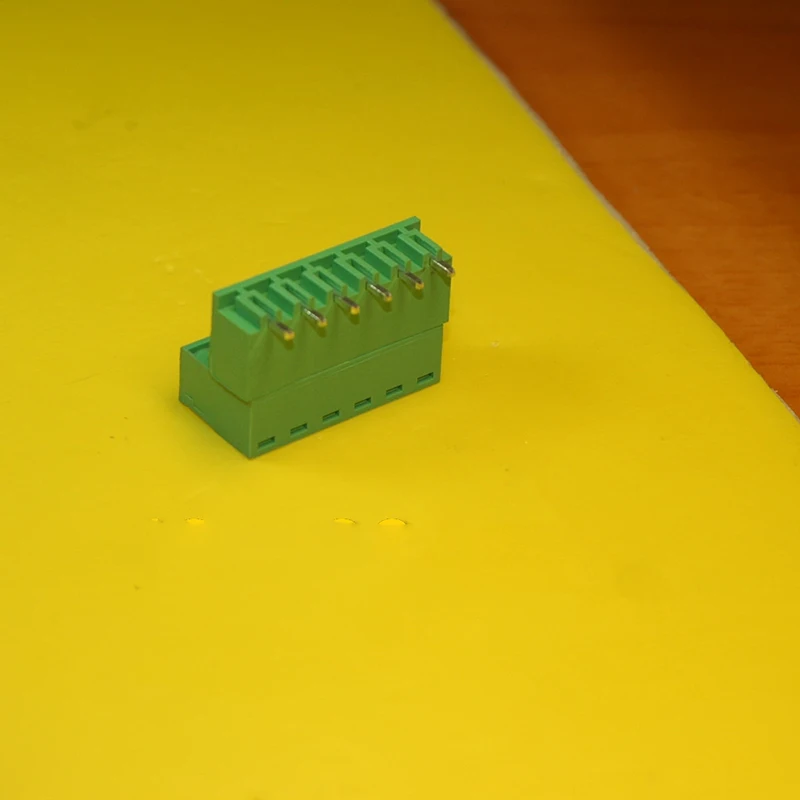 100 шт./лот разъем PCB терминал KEFA/KF/MG 2EDG 5 08 мм расстояние 6 P изогнутая игла|plug in