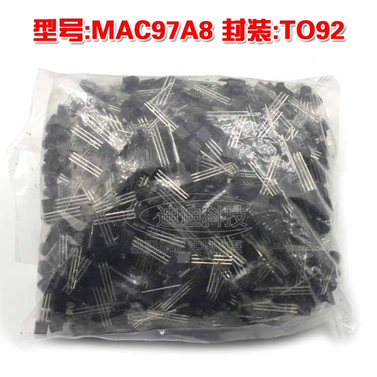 Новый транзистор ТРИАК MAC97A8 TO 92 выход 600V 0.6A 97A8 to92|output|output transistor |