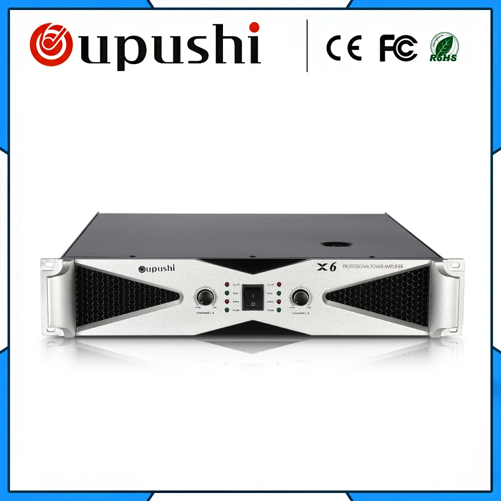 OUPUSHI X6 Модель 1300 Вт amp профессиональный усилитель производительности сцены