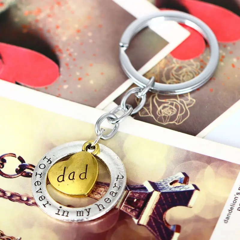 Новинка модные круглые посеребренные брелки для ключей с надписью Brother Forever In My