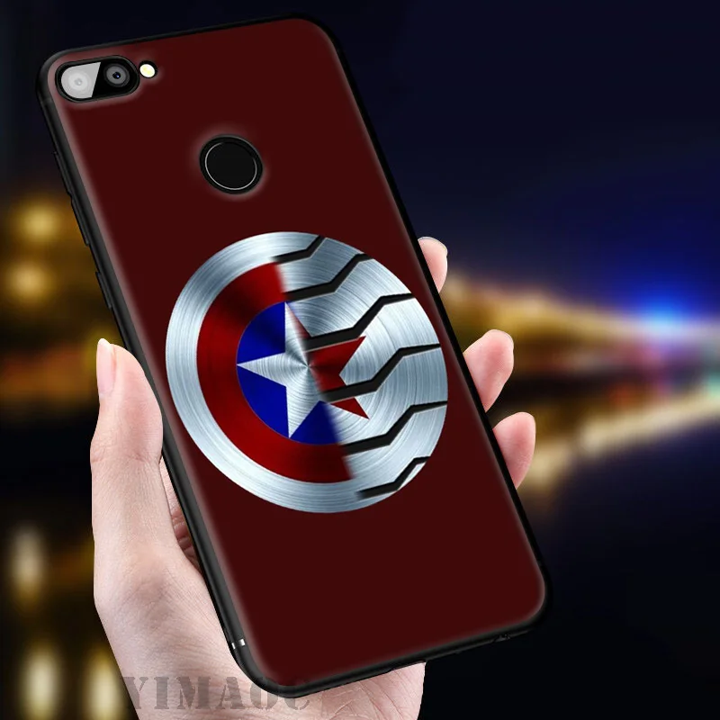 YIMAOC Мститель Капитан Америка мягкий чехол для huawei Honor вид 20 10 8X8 8C 6A 7A 7X 7C Lite рro Y9 Y7 Y6