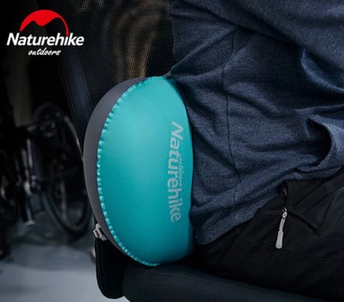 Надувная подушка Naturehike сверхлегкая Складная вогнутая из ТПУ портативная для шеи