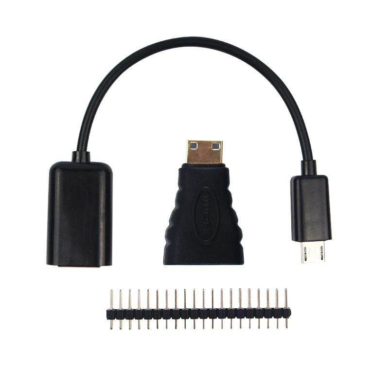 Raspberry Pi Zero 1.3 or W Starter Kit+Acrylic Case+GPIO Header+16G SD Card+Power Adapter+HDMI Cable | Компьютеры и офис