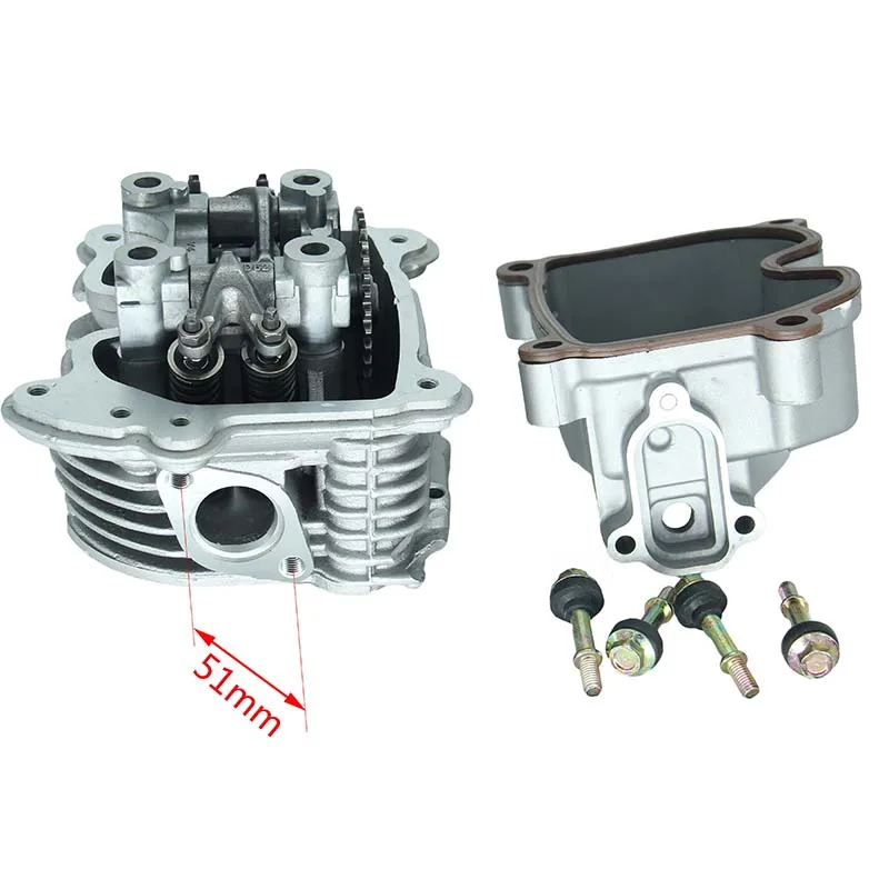 200cc GY6 Головка блока цилиндров с 4 клапаном для настроенных GY6 125cc двигатель ATV питбайк мотоцикл GT-185