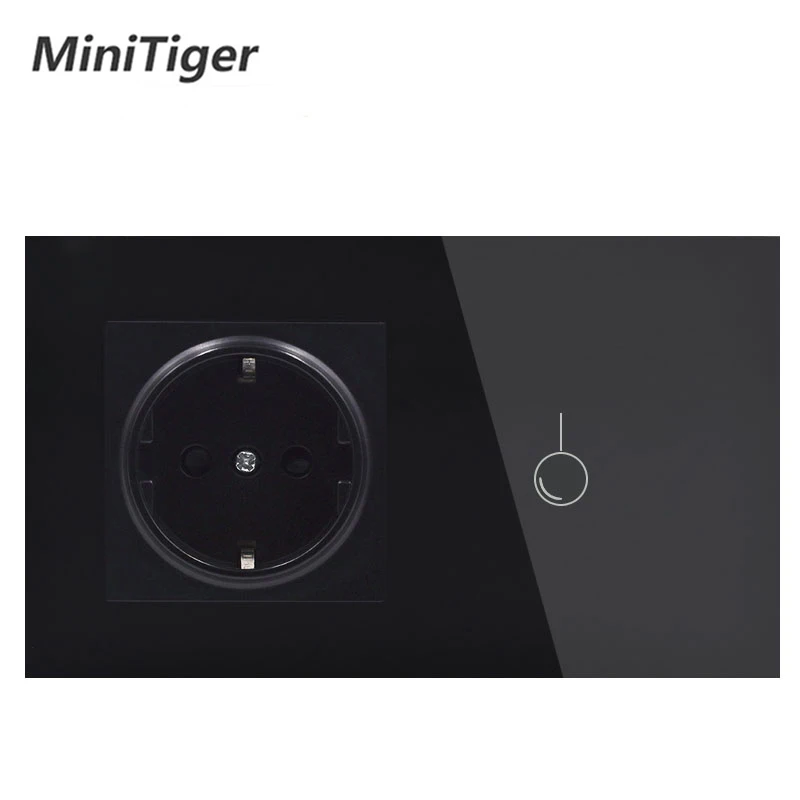 Minitiger стандарт ЕС настенная мощность 16А розетка и 1 банда способ настенный