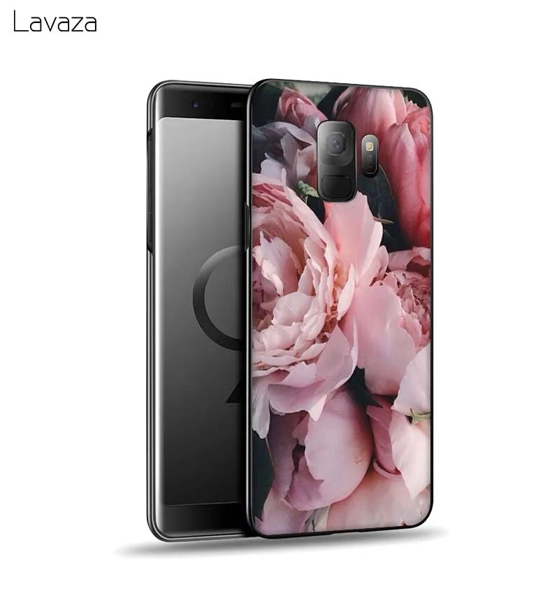 Lavaza Peony Delicate Flower Soft Case for Galaxy A3 A5 2016 2017 A6 plus A7 A8 A9 J6 2018 A10 30 40 50 70 |