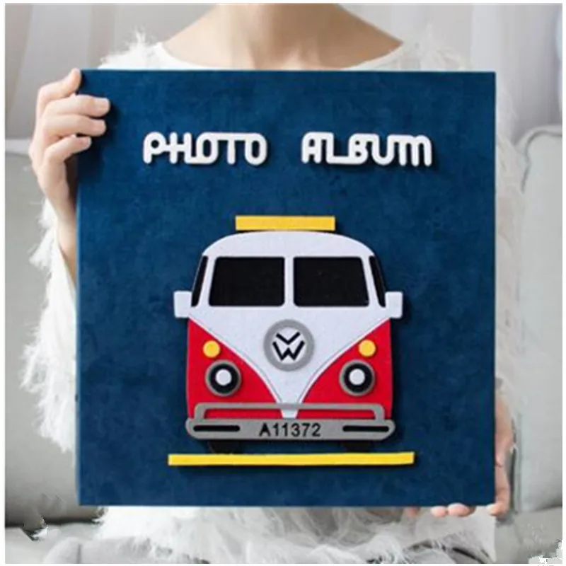 DIY клейкий Тип фотоальбом твердый Чехол 18 дюймов большой емкости семейный альбом