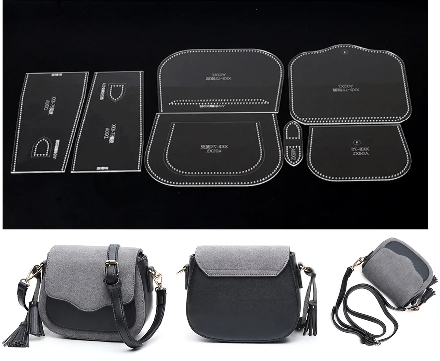 

YKL-99 Shoulder Bag Acrylic Template Leather Pattern Acrylic Leather Pattern Leather Templates for Bags