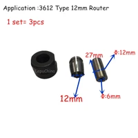 router collet nut cone chuck reducer 12mm to 6mm collet sleeve replacement for makita 3612 router woodworking machinery parts