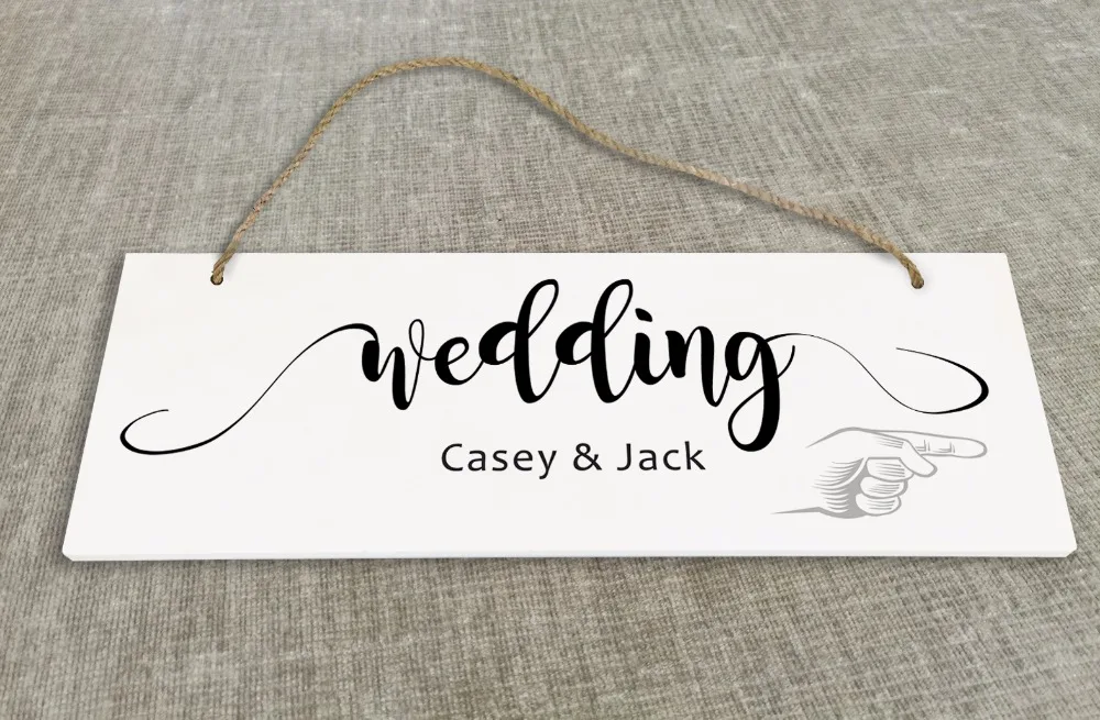 

Personalized Outdoor Wedding Reception & Ceremony Decoration Directional Signs wedding sign board simple SB022H