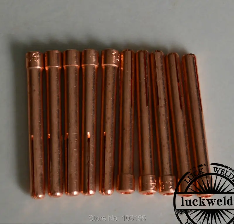 10 шт. 1/8 дюйма 10N25 3 2 мм фотоэлемент для сварочной фонарь WP17 18 26|welding tips|tig tigwelding collet |