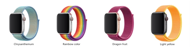 Спортивные тканый нейлоновый ремешок для Apple Watch, версии 3, 42 мм, 38 мм, браслет на запястье ткань пояса-как нейлоновый ремешок для наручных часов iWatch, 5/4/3/2 40 мм 44 мм