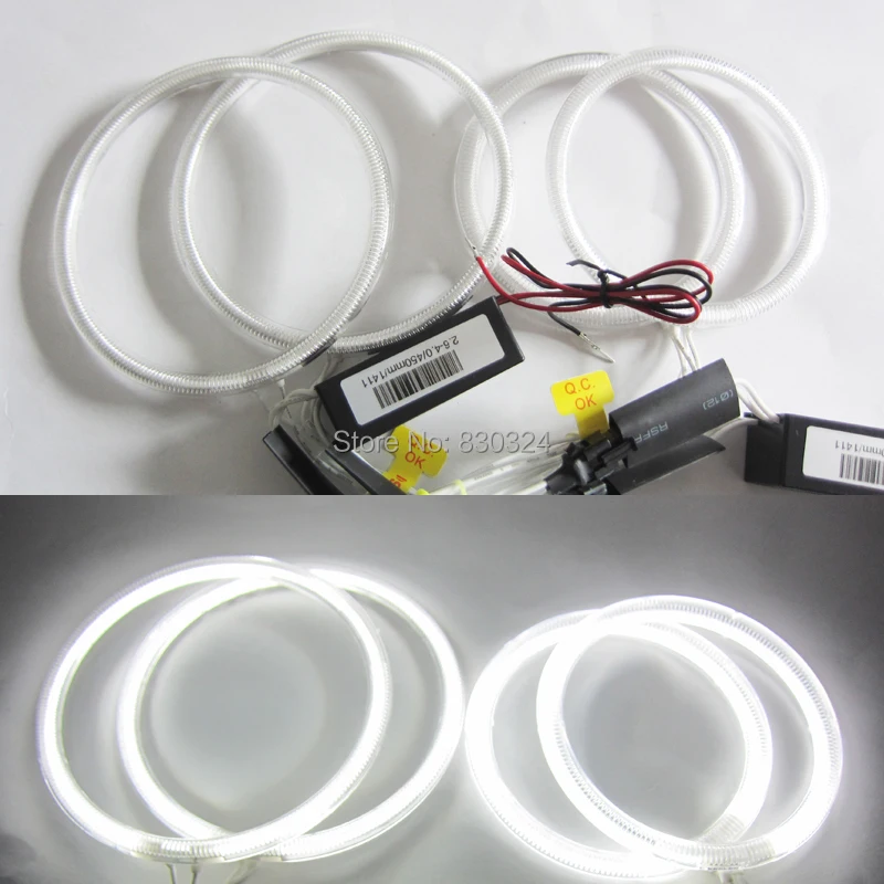 Бесплатная доставка 1 комплект супер ярких колец с ореолом для Ford Focus MK2 (05 07) 4