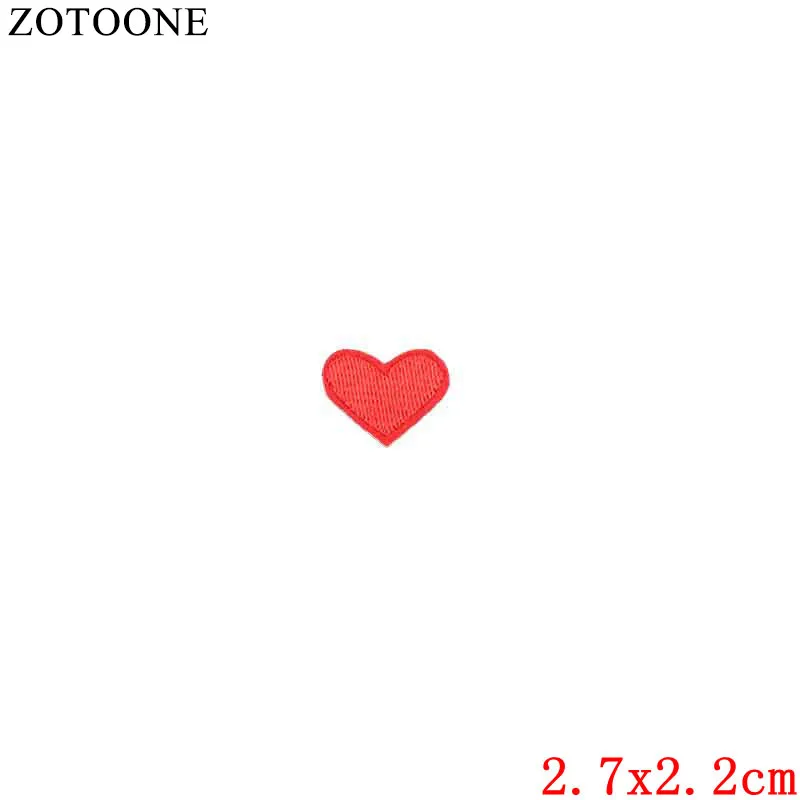 ZOTOONE 1 шт., вышитые патчи на палец, железные нашивки для одежды, сделай сам, полосатая одежда с изображением инопланетянина, наклейки на заказ, значки в виде сердца