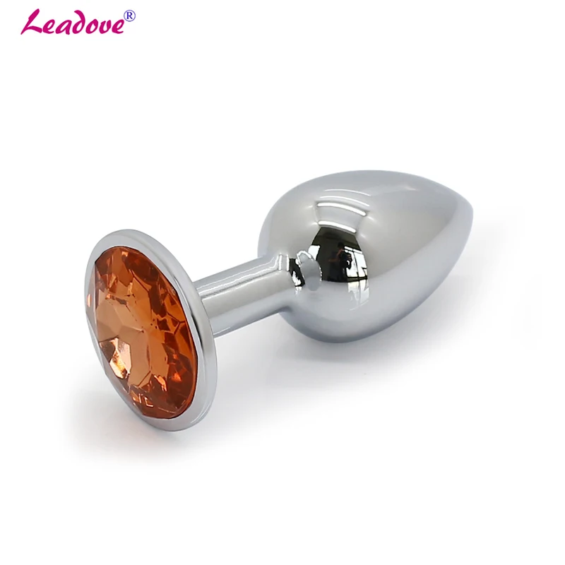 Anal Beads Crystal Jewelry Round Butt Plug Stimulator Sex Toys Dildo Stainless Steel Adult | Красота и здоровье