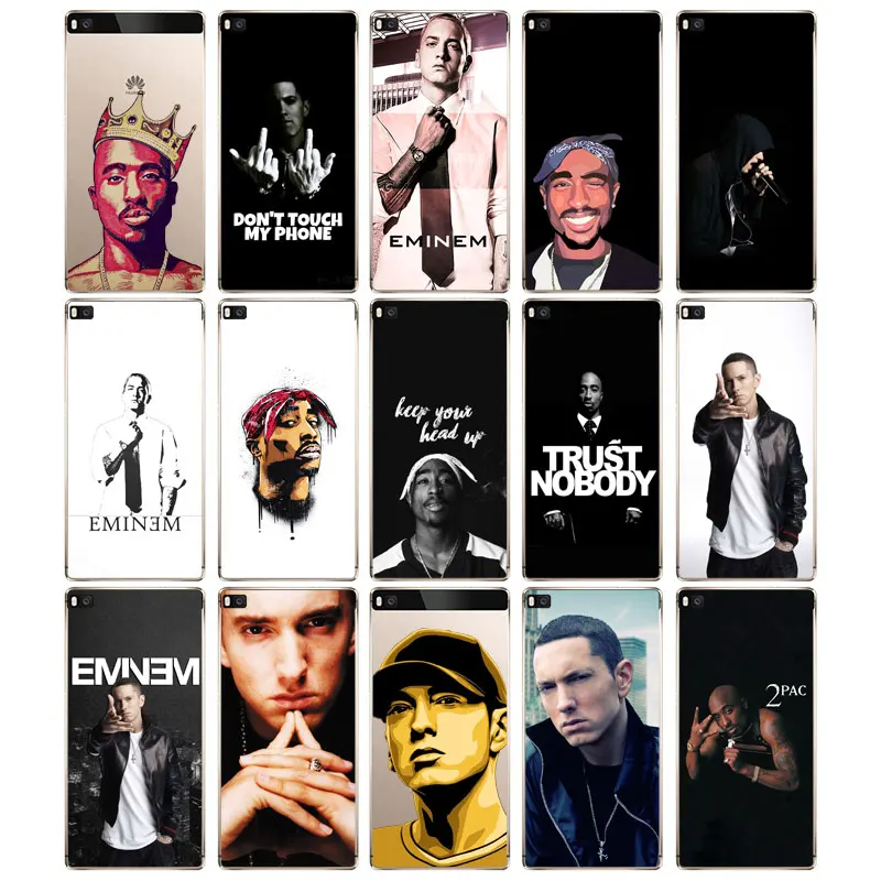 Мягкий силиконовый чехол DREAMFOX M362 2pac Eminem из ТПУ для Huawei P8 P9 P10 Lite Plus 2017 Honor 8 Pro 9 6X |