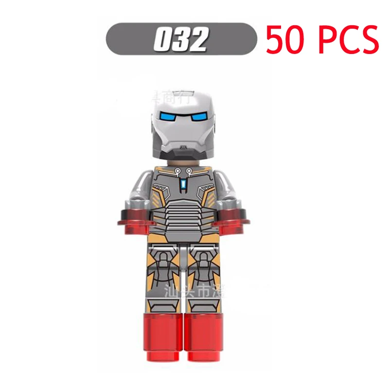 50 шт. Продажа Железный человек Патриот Mark цифры Ironman Совместимость Legoe Super Heroes