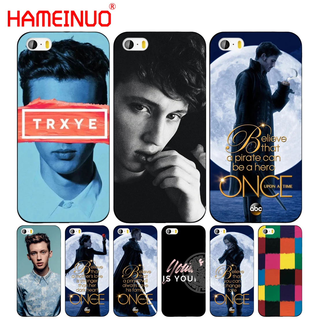 HAMEINUO Трой Сиван голубой чехол для мобильного телефона iphone 6 4 4s 5 5s SE 5c 6s 7 8 plus X|case for