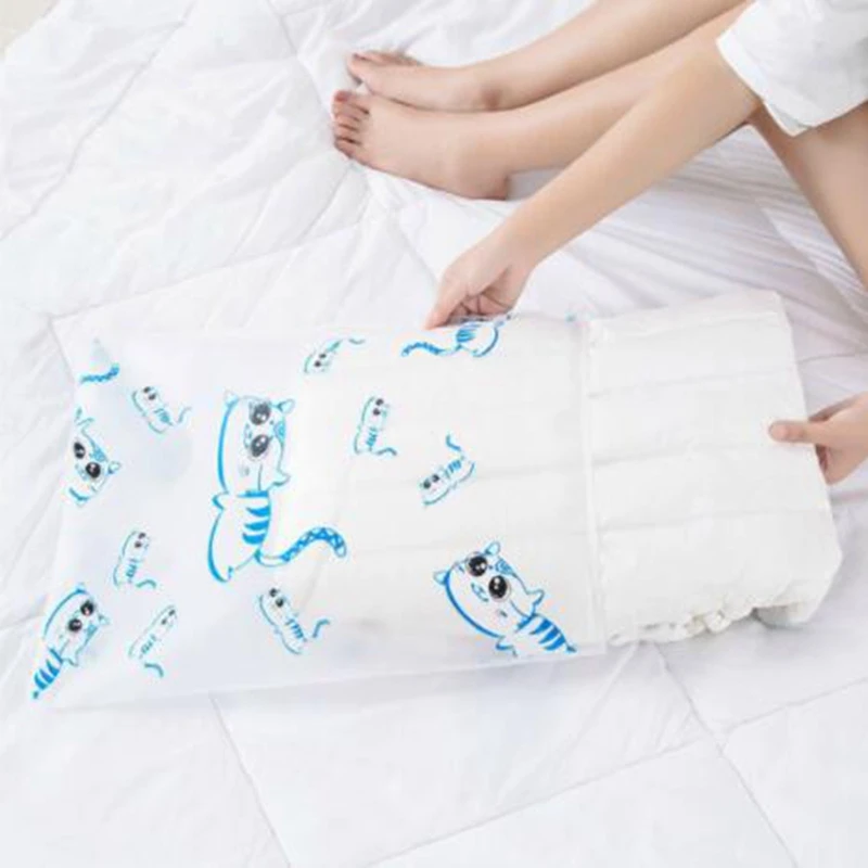 Fashion Cat Travel Transparent Cosmetic Bag t Zipper Luggage Partition Storage Bags for Clothes and Underwear Packing Organizer | Дом и сад