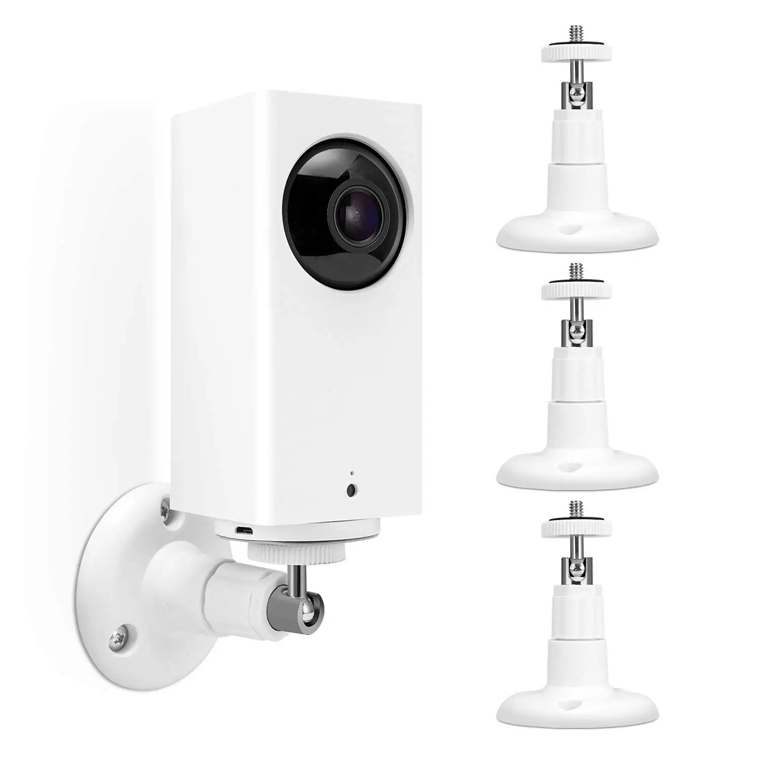 360 Градусов Крепление настенное для камеры Wyze Cam Deyard Arlo Pro Steady внутри помещения и на открытом воздухе, регулируемая акция, совместима с другими моделями (3шт)